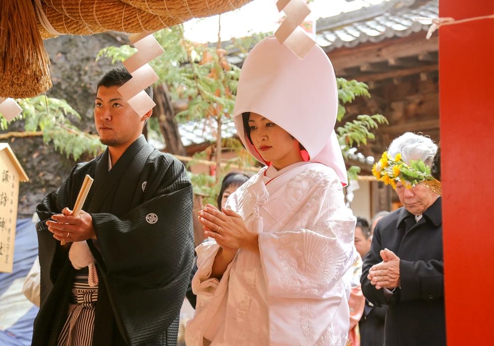 【トラディショナルプラン】　美しき日本の伝統的な神前式挙式、生島足島神社をはじめ真田神社などで厳かな神社婚をお手伝いするプラン！